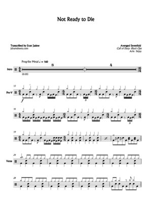 cover image of Avenged Sevenfold--Not Ready to Die